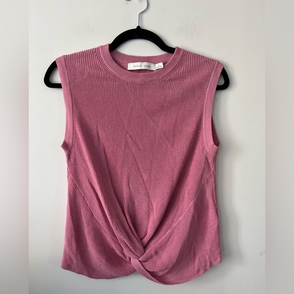BISHOP + YOUNG - Bonita Crop Twist Sweater